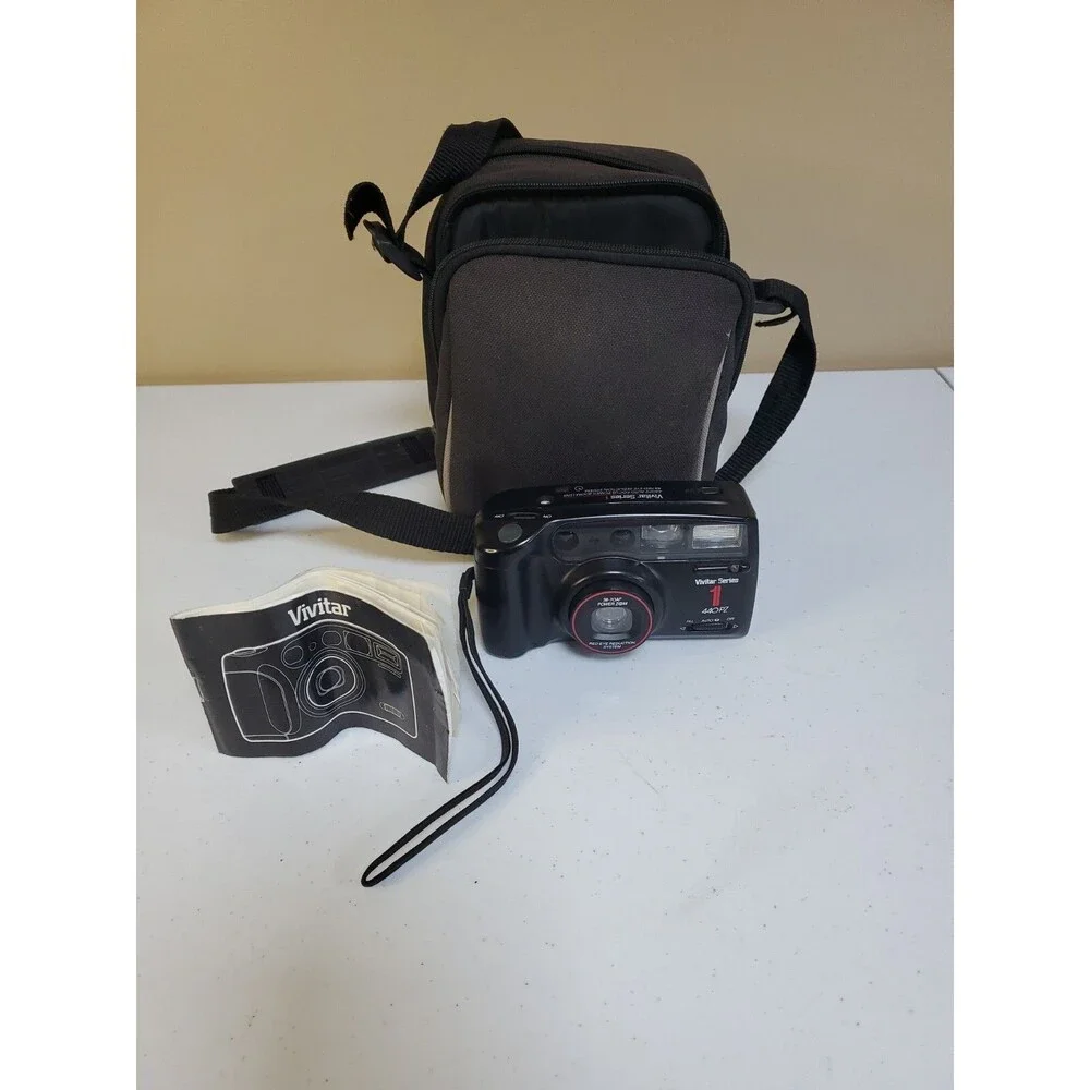 Vivitar Series 1 440 PZ Power Zoom 38-70mm AF Point & Shoot Film Camera Read